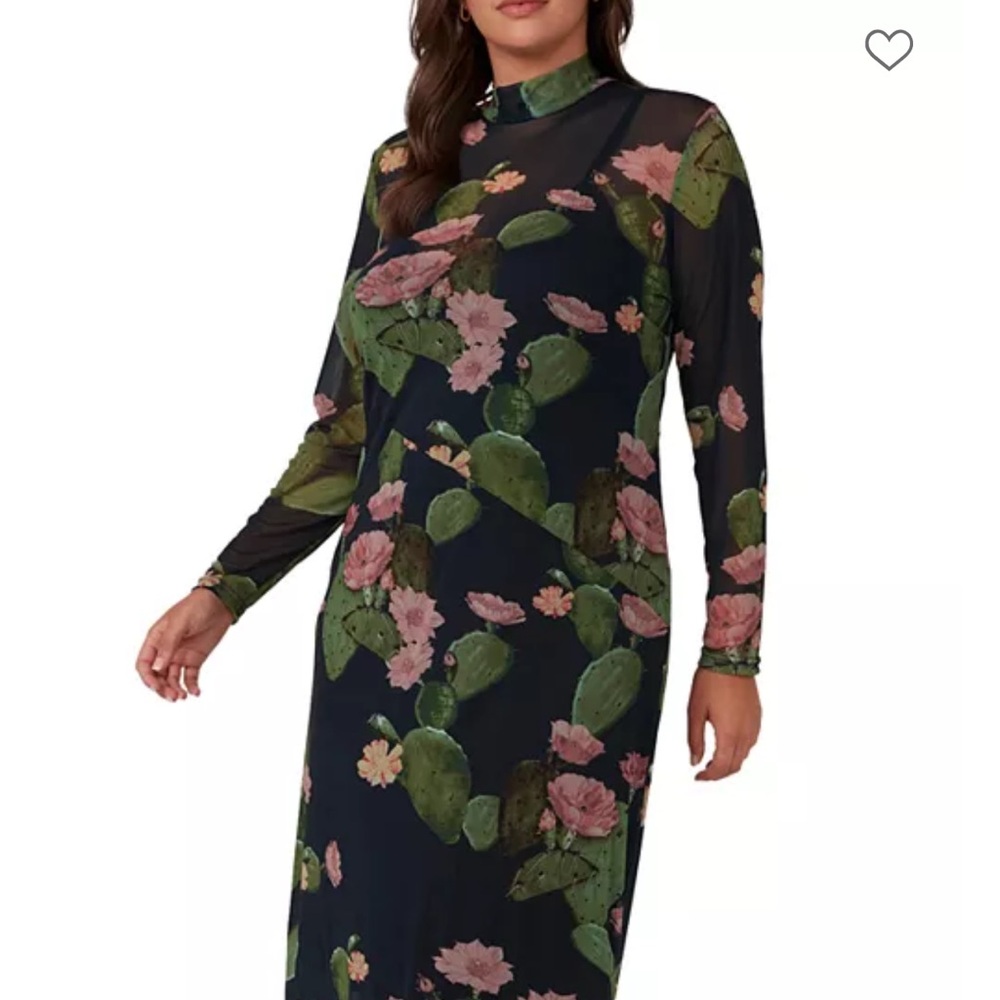 NWT ESTELLE Floral Long Sleeve Dress